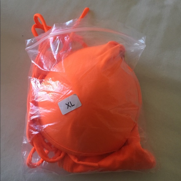 SOLD NEW Bella Kaleigh bright orange bikini M - Picture 4 of 4